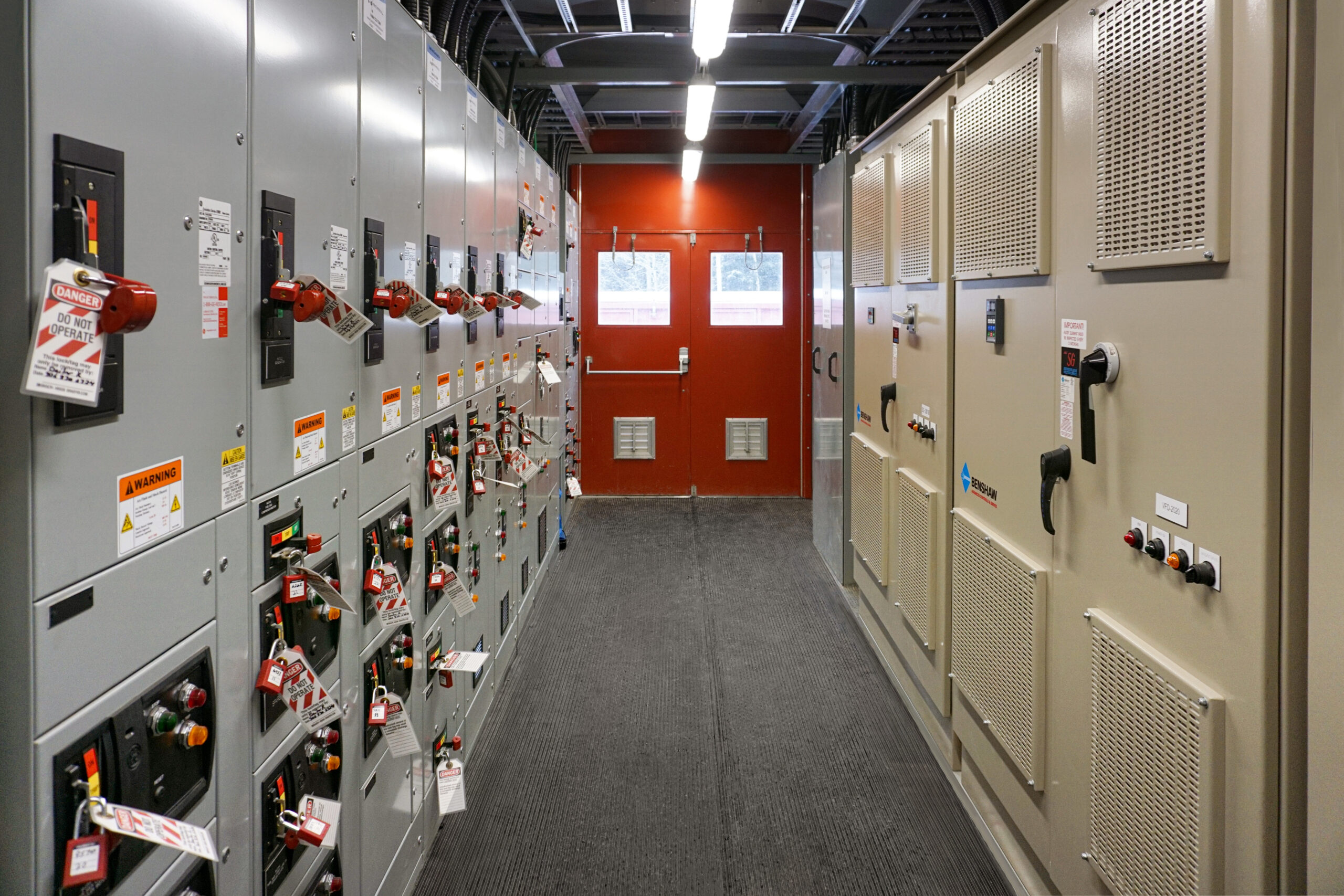 Inside the Motor Control Centre (MCC)